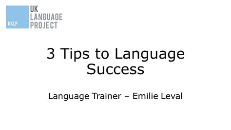 3 Tips For Language Learning Success Emilie Youtube 3 Tips For Language Learning Success Emilie Youtube