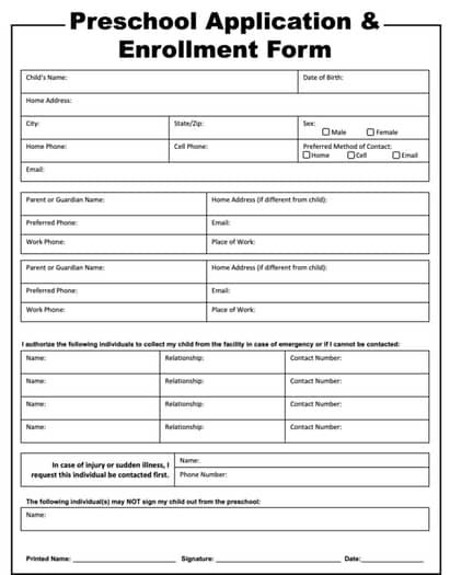 Application Enrollment Application Enrollment