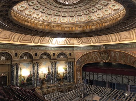 Auditorium After Plaster Restoration Auditorium After Plaster Restoration