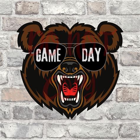 Game Day Bears Mascot Png Sublimation Screen Print Dtf School Spirit Game Day Bears Mascot Png Sublimation Screen Print Dtf School Spirit
