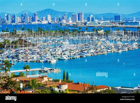 Panorama Of San Diego California United States San Diego North Bay Panorama Of San Diego California United States San Diego North Bay