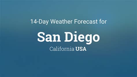 San Diego California Usa 14 Day Weather Forecast San Diego California Usa 14 Day Weather Forecast