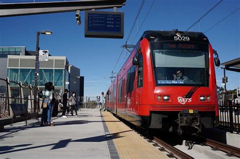 San Diego Trolley Rolls Into Campus With New Mid Coast Extension The San Diego Trolley Rolls Into Campus With New Mid Coast Extension The
