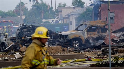 Small Plane Crashes Into Homes In San Diego Small Plane Crashes Into Homes In San Diego