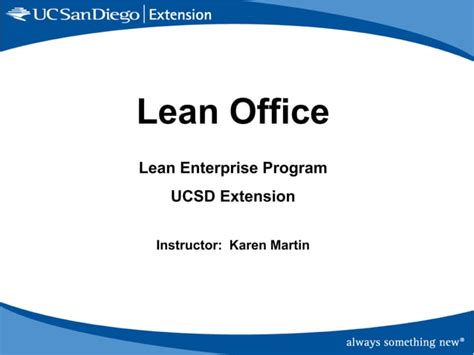 Ucsd Class Lean Office Ppt Ucsd Class Lean Office Ppt