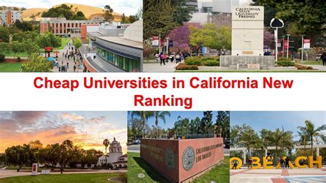 What Are Inexpensive Universities? California Options
